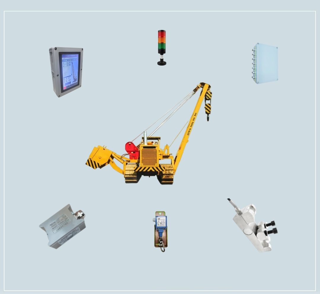 Composition diagram for a pipelayer safety system, drawn by Jingcheng